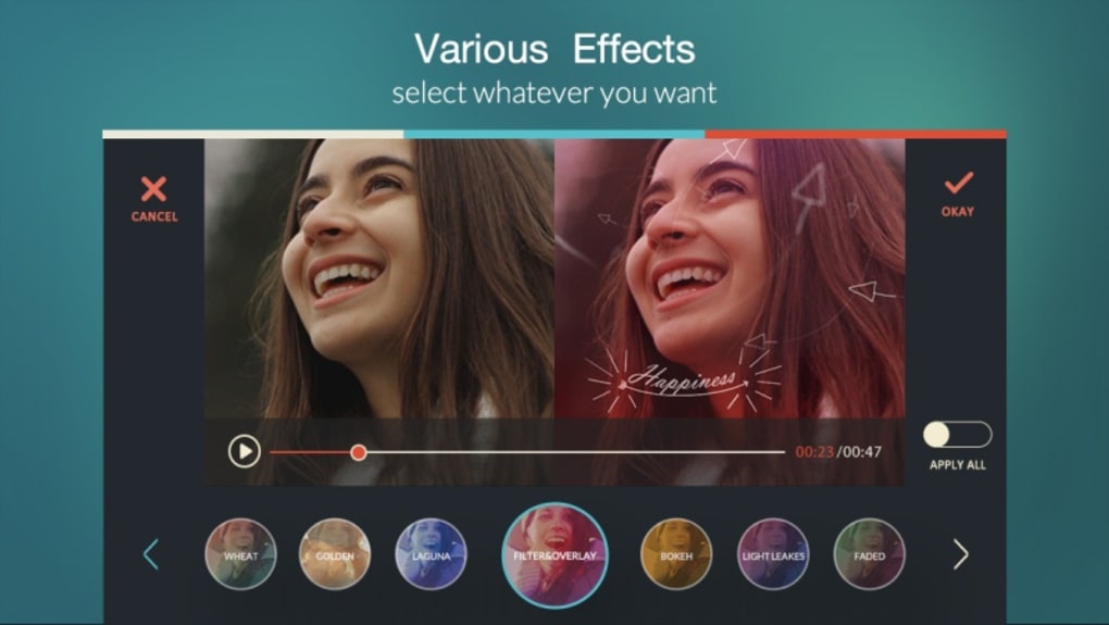 FilmoraGo aplikasi edit video android