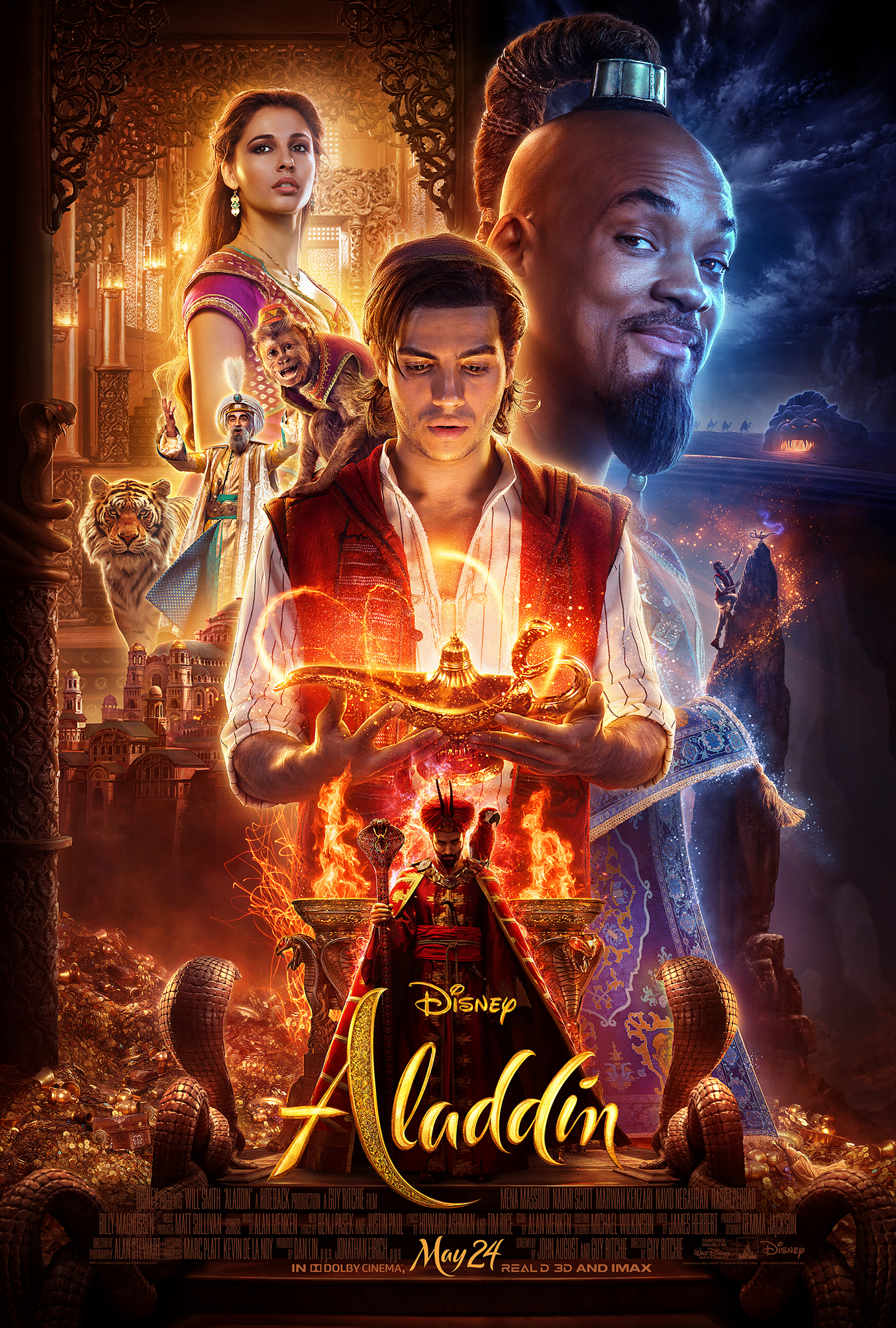 Aladdin aladin film romantis fantasi musika naomi scott disney 2019 2020 hollywood