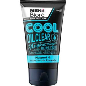  Pembersih Wajah Terbaik untuk Pria Biore Facial Foam Cool & Oil Clear