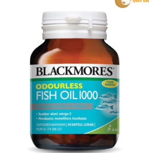 Minyak Ikan Terbaik Blackmores Odourless Fish Oil 1000