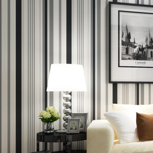 Walpaper Dinding Terbaik Walpaper Motif Stripe Hitam Putih