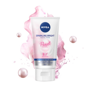 NIVEA Sparkling Bright Facial Foam sabun cuci muka terbaik untuk mencerahkan kulit